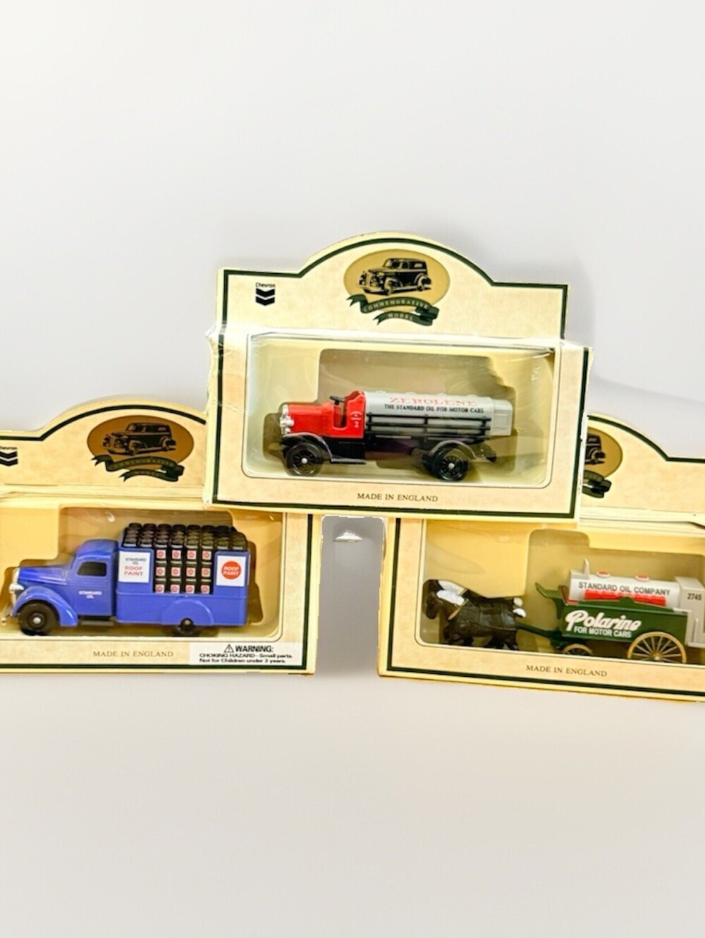 Vintage Lledo Chevron Die-cast Metal Replica Made in England Set of 3 #3